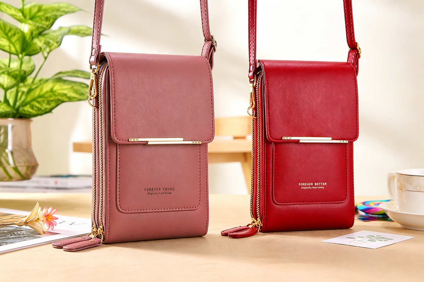 🔥Last Day Buy 1 Get 1 Free $14.99 Each🔥Simple And Elegant Women's Touchscreen Crossbody Phone Wallet