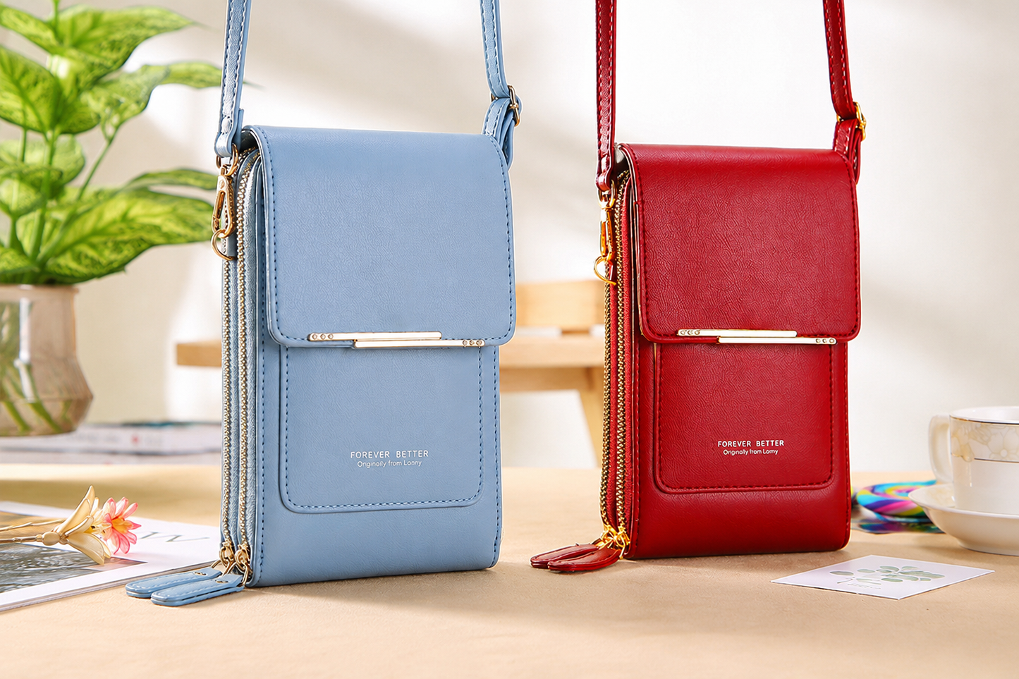🔥Last Day Buy 1 Get 1 Free $14.99 Each🔥Simple And Elegant Women's Touchscreen Crossbody Phone Wallet