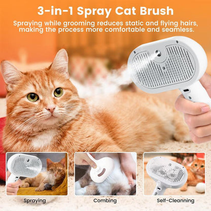 🔥Last Day Buy 1 Get 1 Free $19.99 Each🔥Premium pet brush with steam function