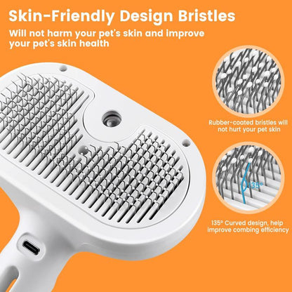 🔥Last Day Buy 1 Get 1 Free $19.99 Each🔥Premium pet brush with steam function