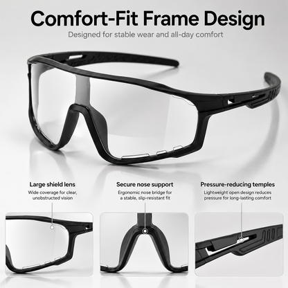 🔥Last Day 50% OFF☀️UV400 Photochromic Polarized Safety Glasses