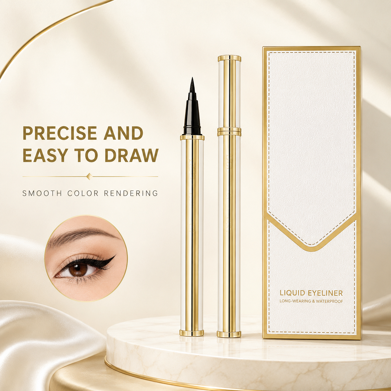 Waterproof Long Lasting Precision Eyeliner Pen