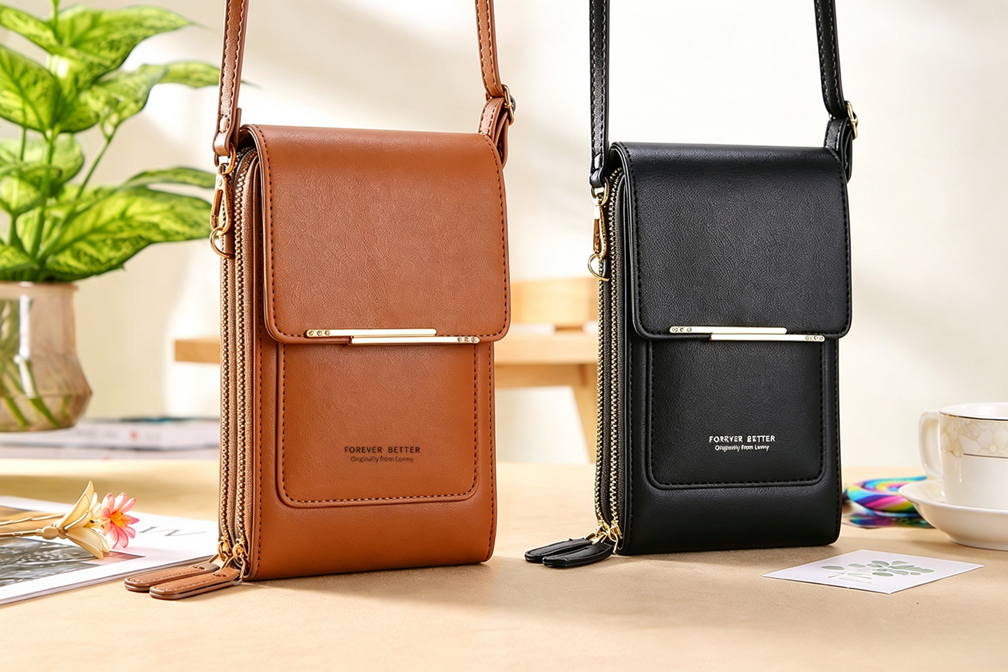 🔥Last Day Buy 1 Get 1 Free $14.99 Each🔥Simple And Elegant Women's Touchscreen Crossbody Phone Wallet