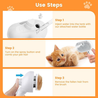 🔥Last Day Buy 1 Get 1 Free $19.99 Each🔥Premium pet brush with steam function