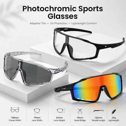 🔥Last Day 50% OFF☀️UV400 Photochromic Polarized Safety Glasses