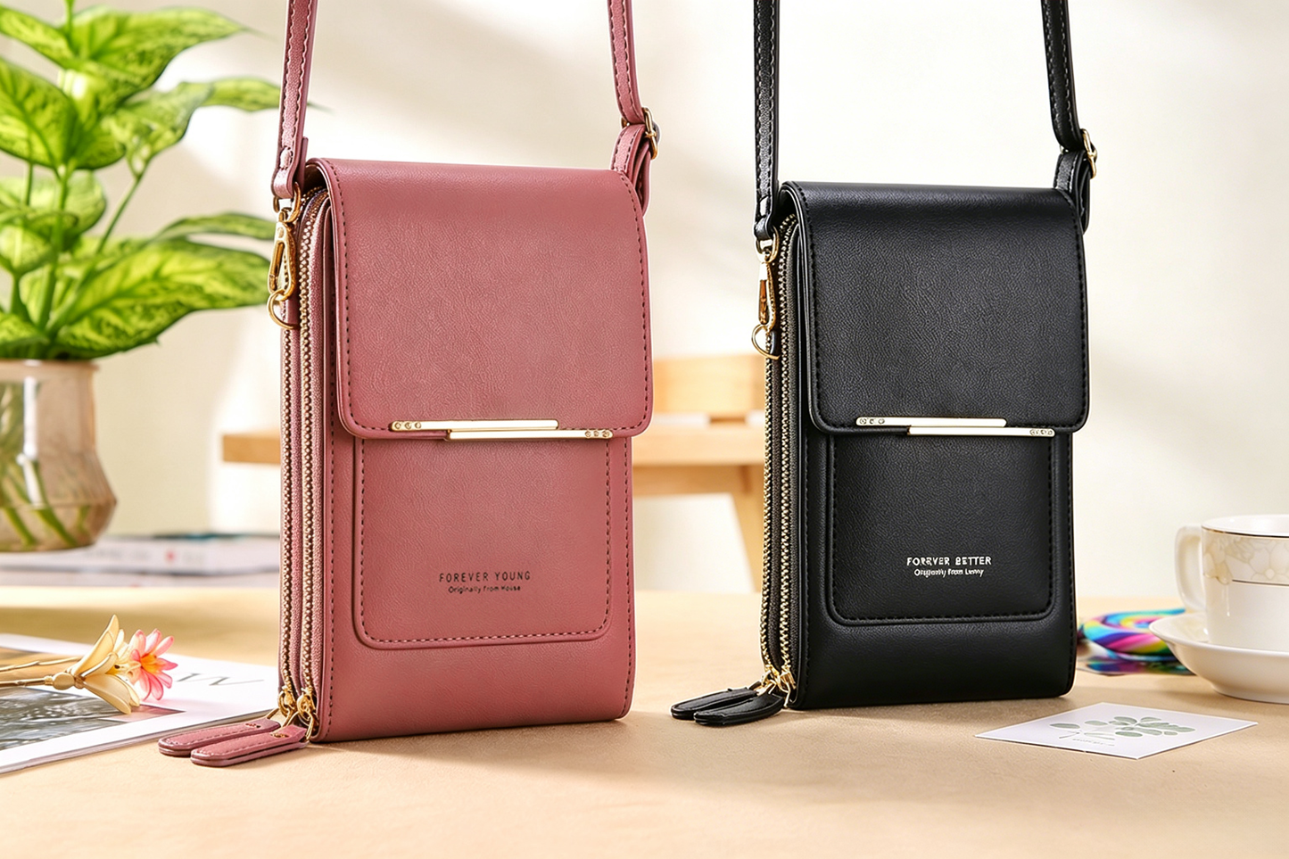 🔥Last Day Buy 1 Get 1 Free $14.99 Each🔥Simple And Elegant Women's Touchscreen Crossbody Phone Wallet