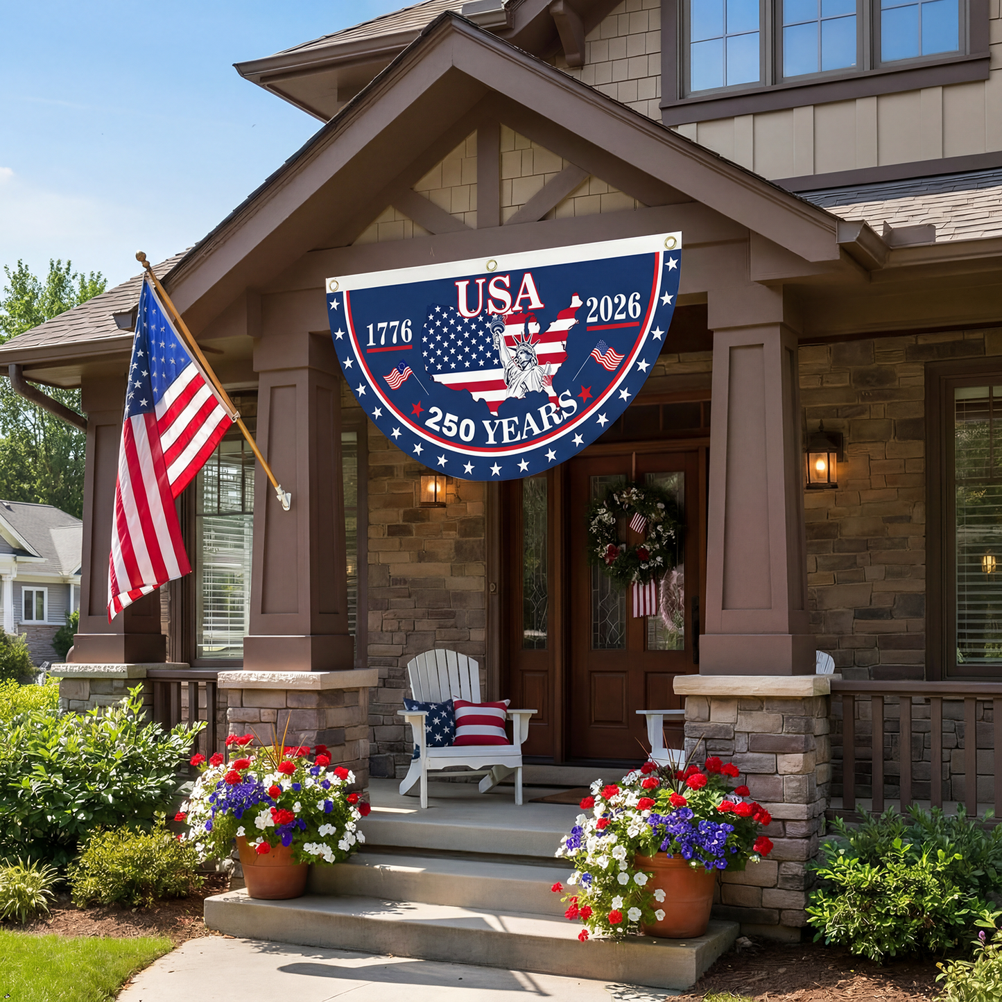 250th Anniversary USA Fan Flag