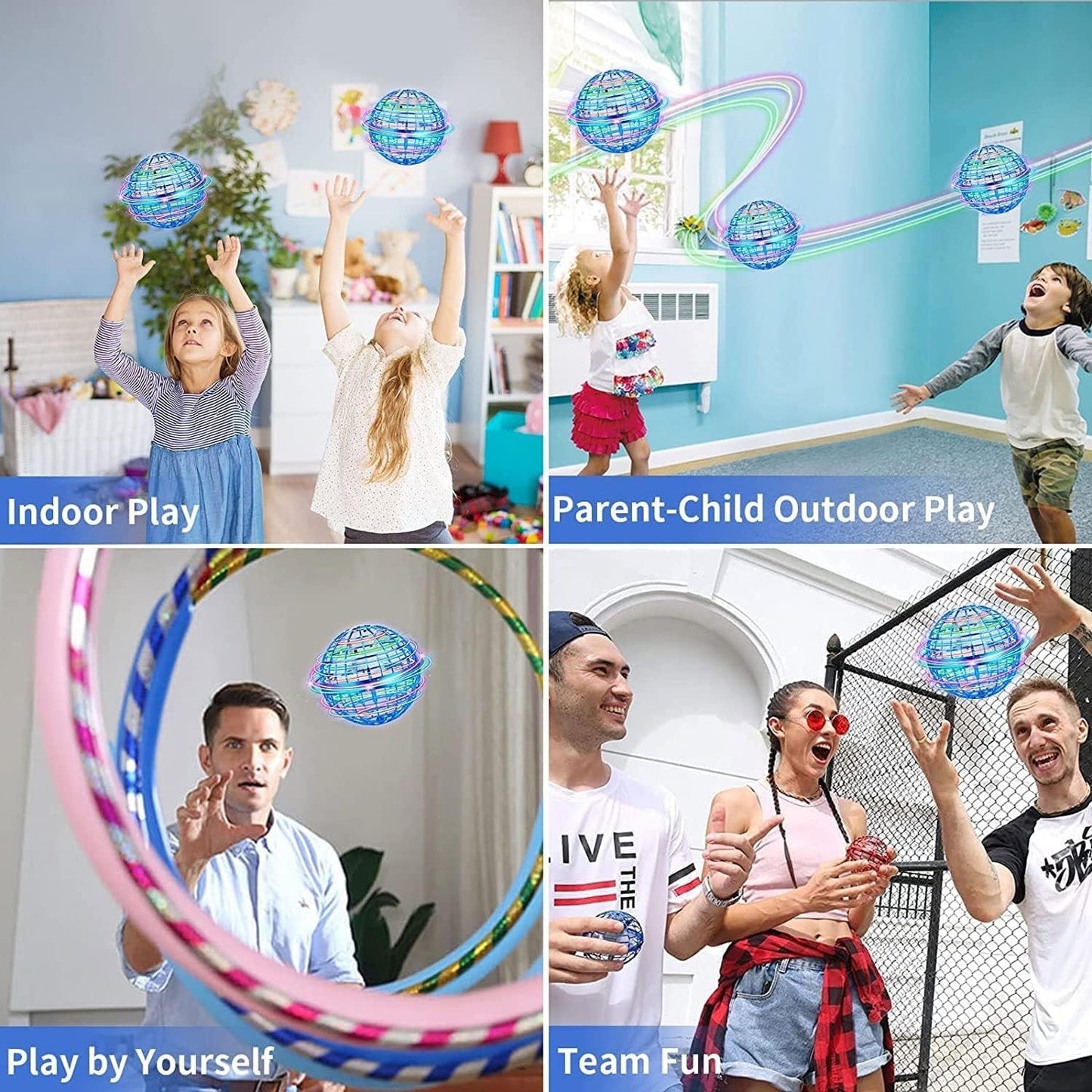 🔥LAST DAY 50% OFF  🌀 Flying Orb Ball – Magic Hovering Drone Toy for Kids & Adults! 🎉