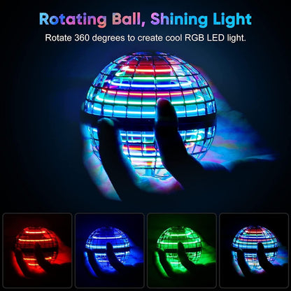 🔥LAST DAY 50% OFF  🌀 Flying Orb Ball – Magic Hovering Drone Toy for Kids & Adults! 🎉