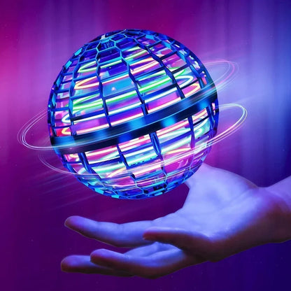 🔥LAST DAY 50% OFF  🌀 Flying Orb Ball – Magic Hovering Drone Toy for Kids & Adults! 🎉
