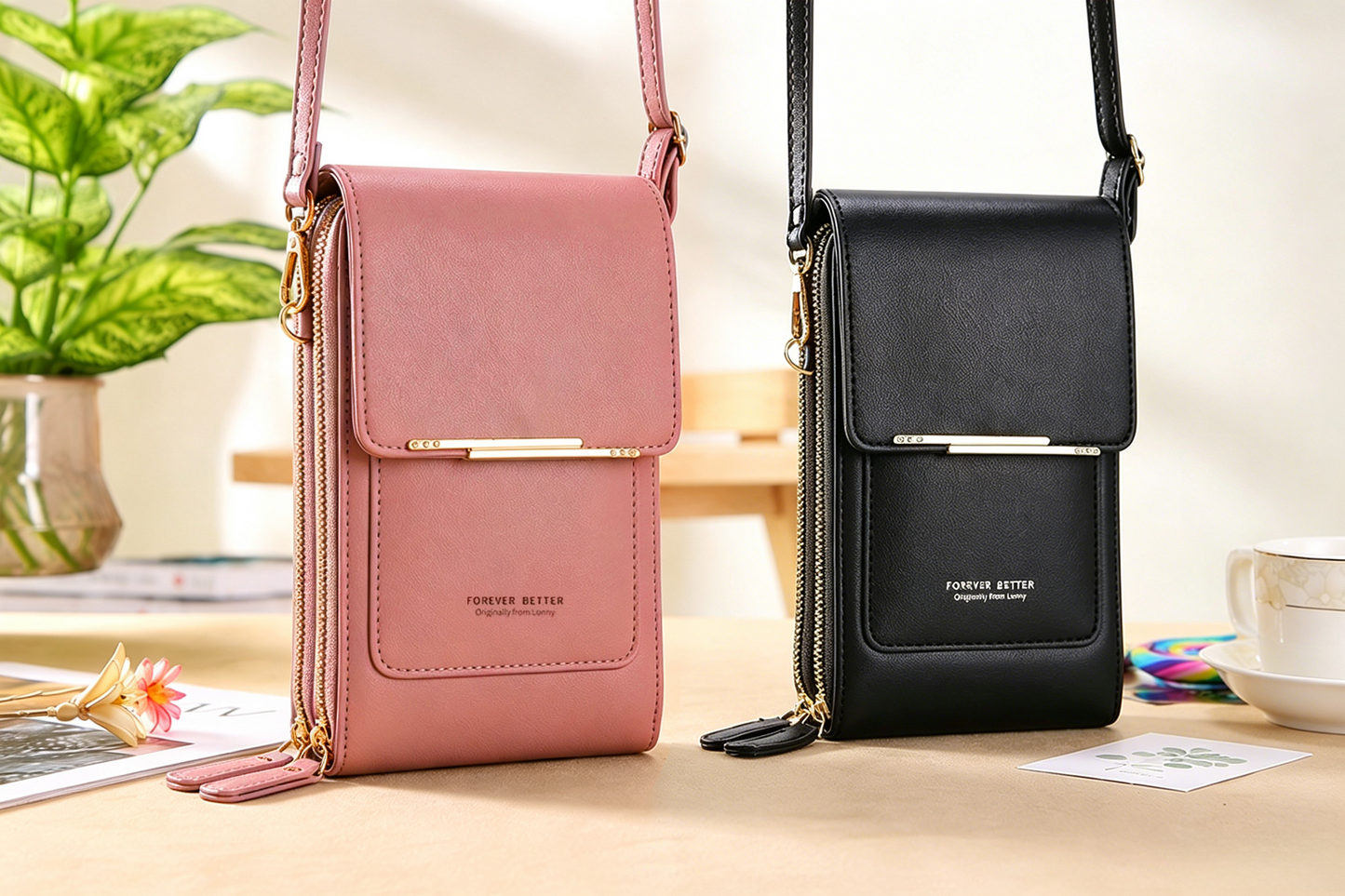 🔥Last Day Buy 1 Get 1 Free $14.99 Each🔥Simple And Elegant Women's Touchscreen Crossbody Phone Wallet