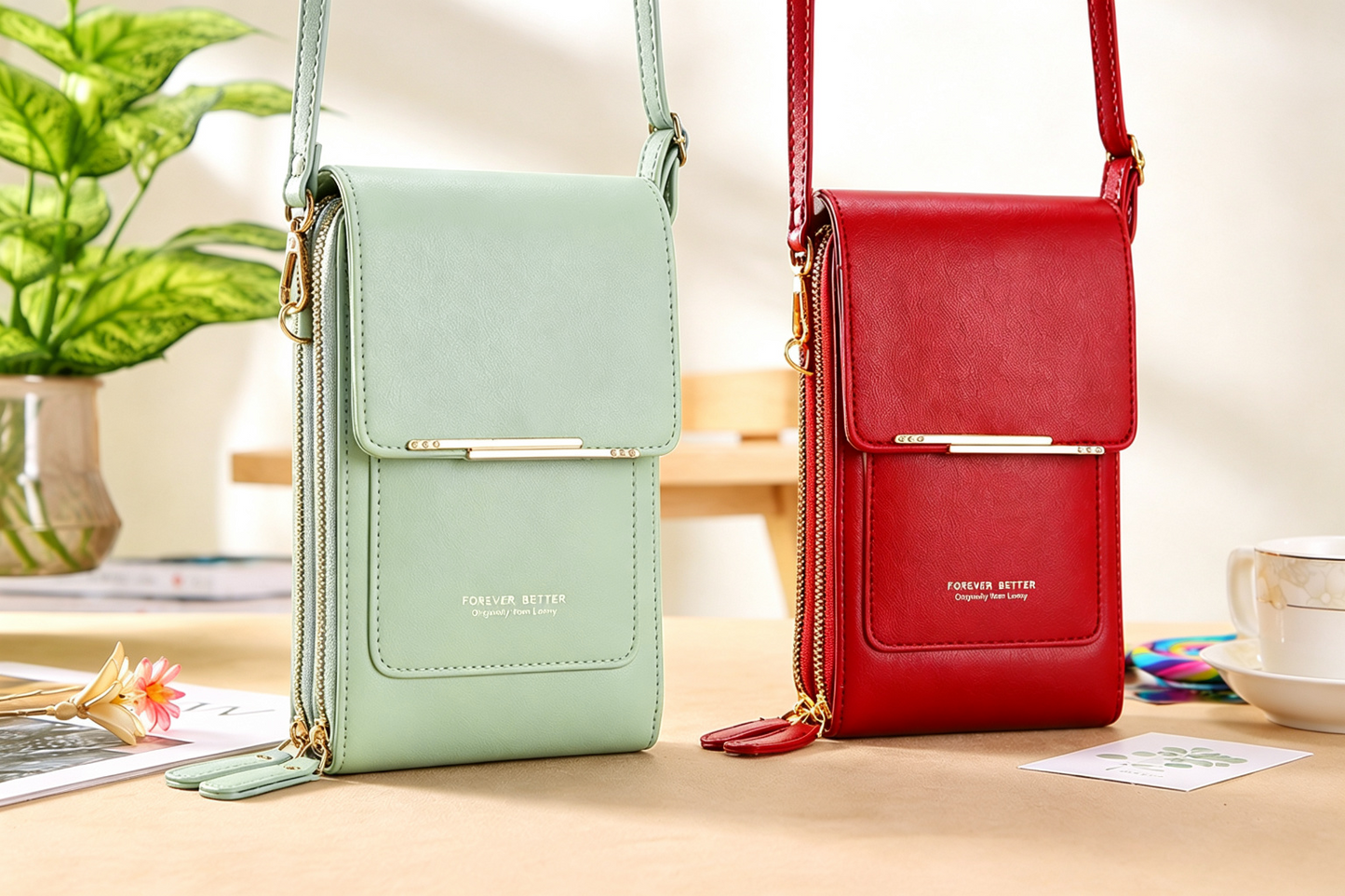 🔥Last Day Buy 1 Get 1 Free $14.99 Each🔥Simple And Elegant Women's Touchscreen Crossbody Phone Wallet