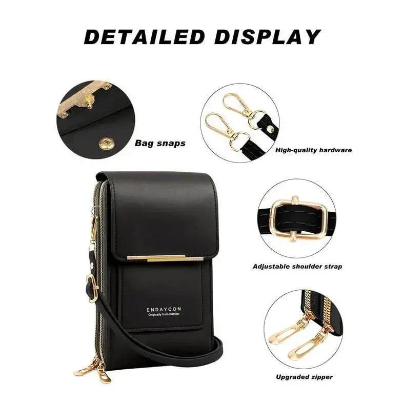 🔥Last Day Buy 1 Get 1 Free $14.99 Each🔥Simple And Elegant Women's Touchscreen Crossbody Phone Wallet
