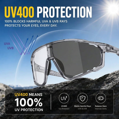 🔥Last Day 50% OFF☀️UV400 Photochromic Polarized Safety Glasses