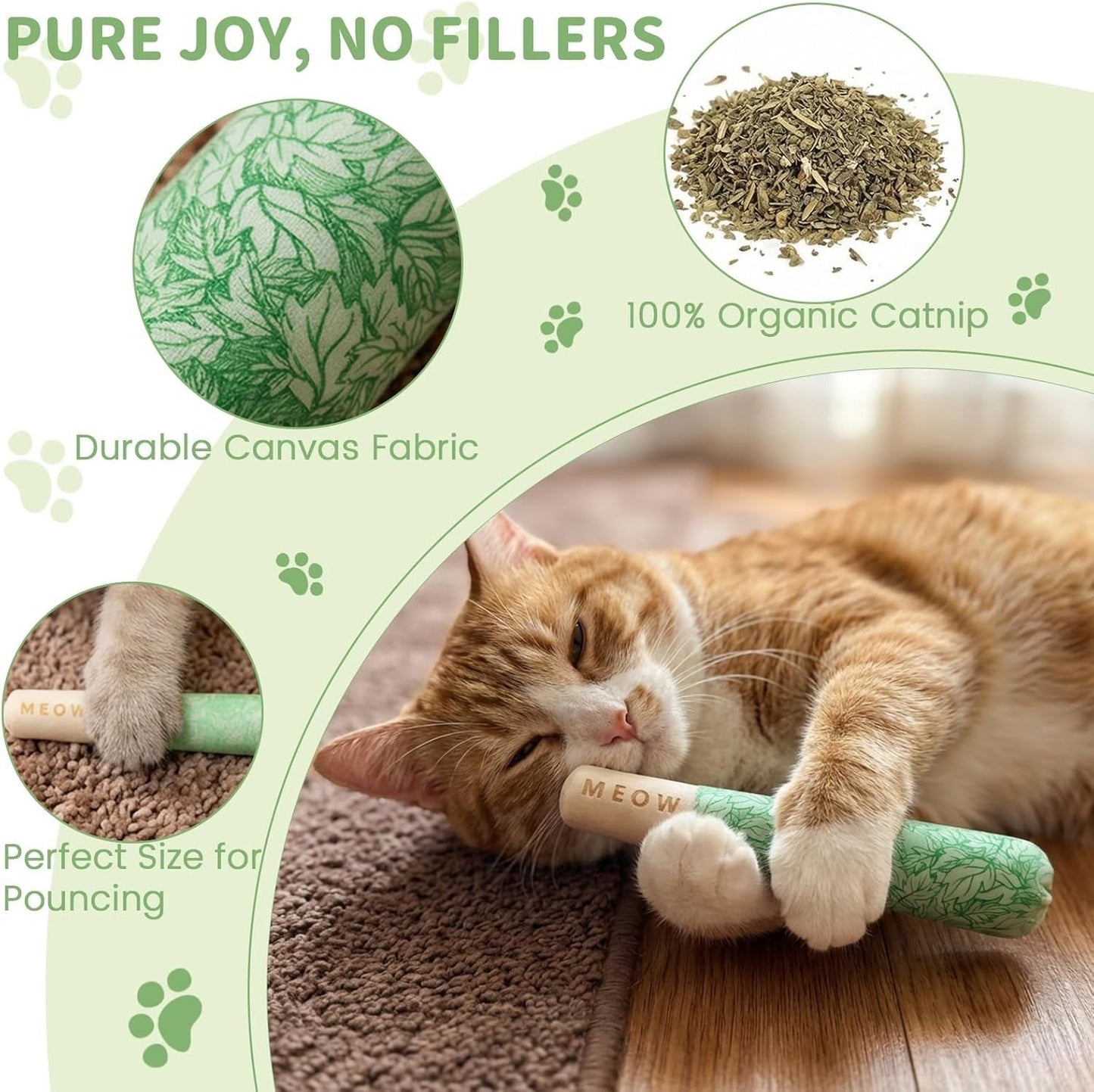 🎁✨💖Last Day 50% OFF🔥3 Pack Catnip Toys for Cats– Endless Fun for Your Cat🐈